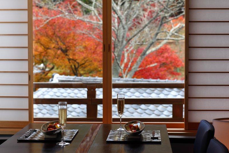 ホテル Hoshinoya 京都市 レストラン 写真
